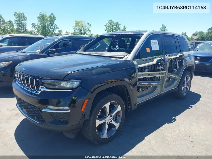 2024 Jeep Grand Cherokee 4Xe VIN: 1C4RJYB63RC114168 Lot: 45265139