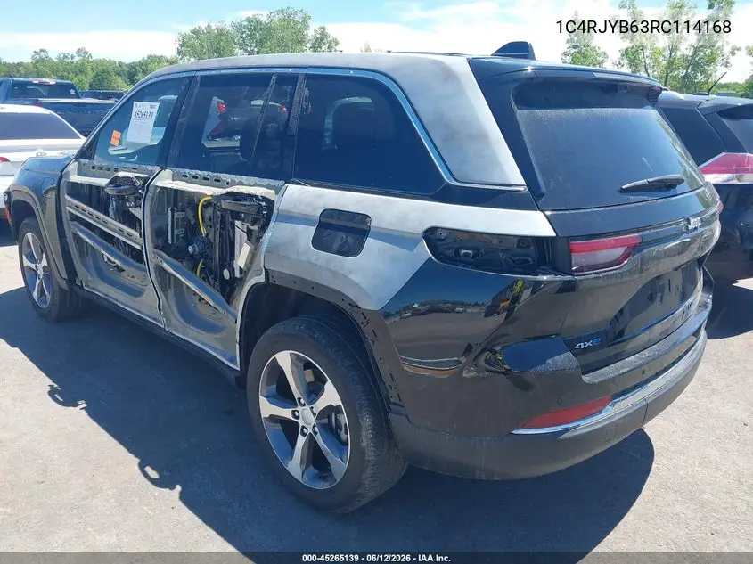 2024 Jeep Grand Cherokee 4Xe VIN: 1C4RJYB63RC114168 Lot: 45265139