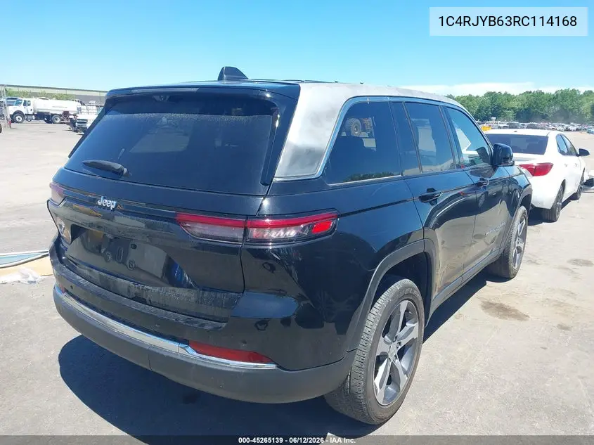 2024 Jeep Grand Cherokee 4Xe VIN: 1C4RJYB63RC114168 Lot: 45265139