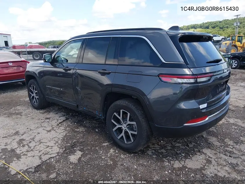 2024 Jeep Grand Cherokee Limited 4X2 VIN: 1C4RJGBG0R8615430 Lot: 45442287