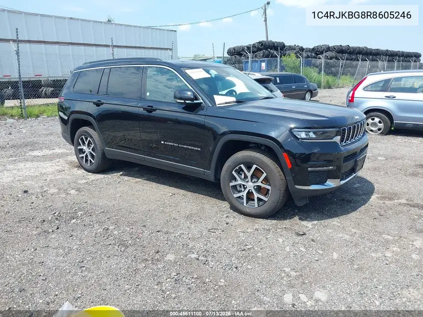 2024 Jeep Grand Cherokee L Limited 4X4 VIN: 1C4RJKBG8R8605246 Lot: 45611100