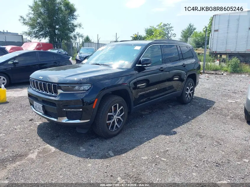 2024 Jeep Grand Cherokee L Limited 4X4 VIN: 1C4RJKBG8R8605246 Lot: 45611100