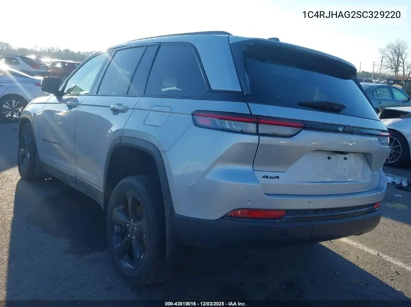 1C4RJHAG2SC329220 2025 Jeep Grand Cherokee Altitude X 4X4