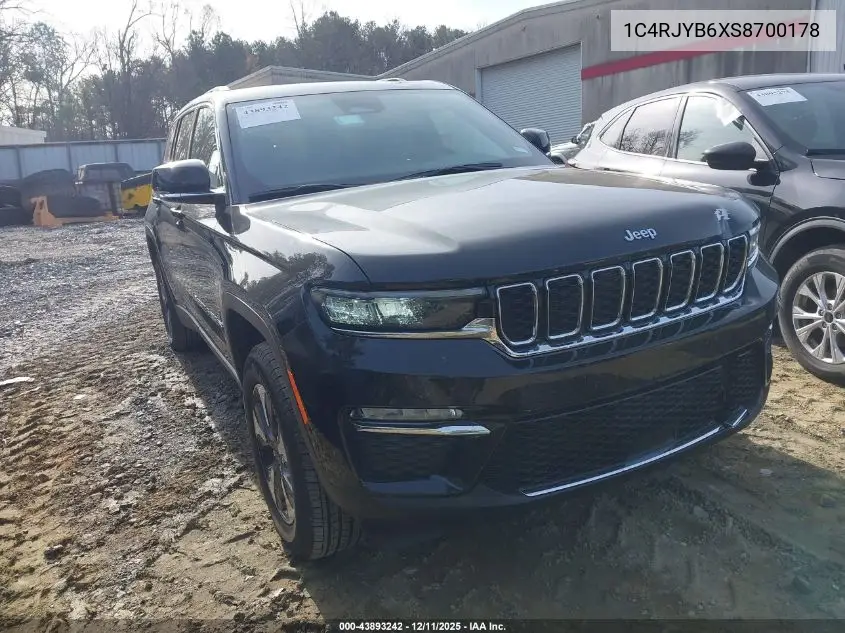 1C4RJYB6XS8700178 2025 Jeep Grand Cherokee 4Xe