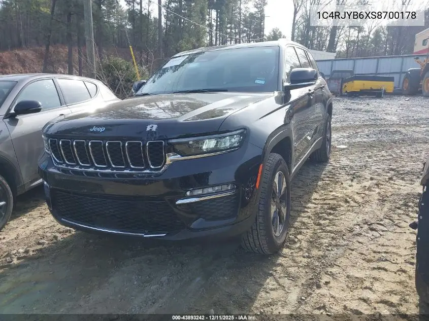 1C4RJYB6XS8700178 2025 Jeep Grand Cherokee 4Xe