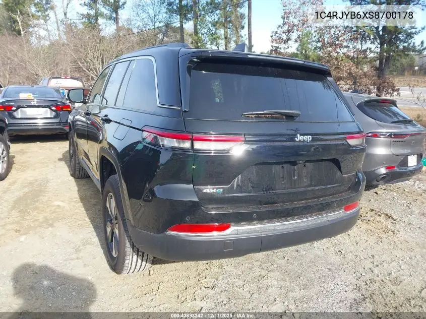 1C4RJYB6XS8700178 2025 Jeep Grand Cherokee 4Xe