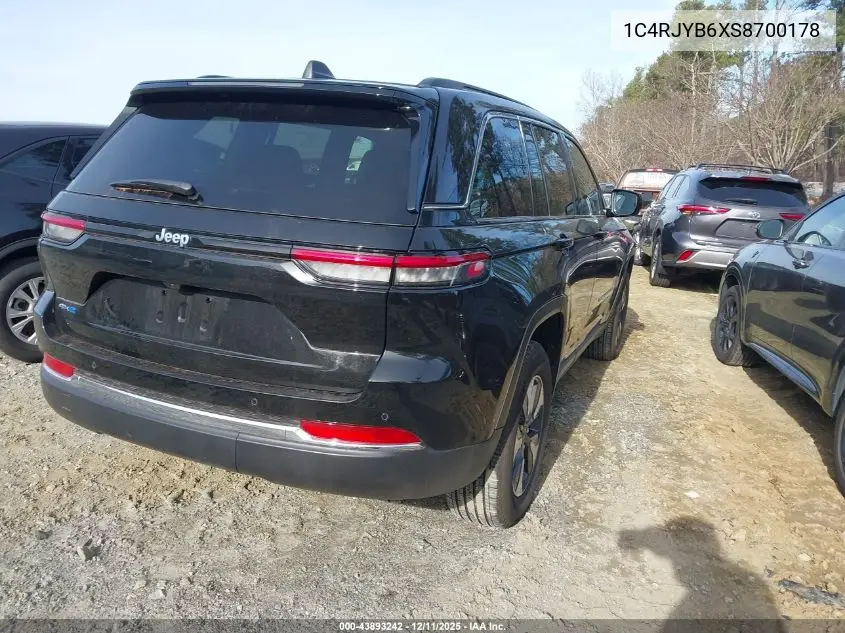 1C4RJYB6XS8700178 2025 Jeep Grand Cherokee 4Xe