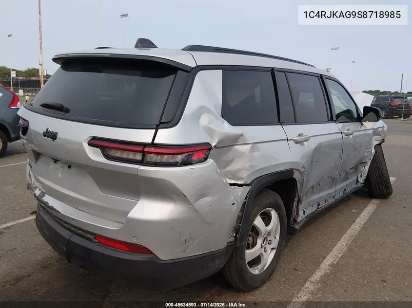 2025 Jeep Grand Cherokee L Altitude X 4X4 VIN: 1C4RJKAG9S8718985 Lot: 45634593