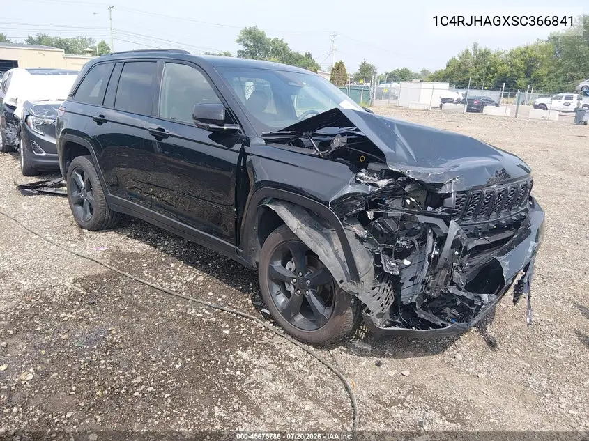 2025 Jeep Grand Cherokee Altitude X 4X4 VIN: 1C4RJHAGXSC366841 Lot: 45675786