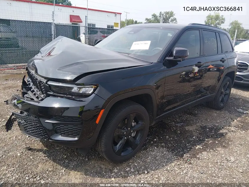 2025 Jeep Grand Cherokee Altitude X 4X4 VIN: 1C4RJHAGXSC366841 Lot: 45675786