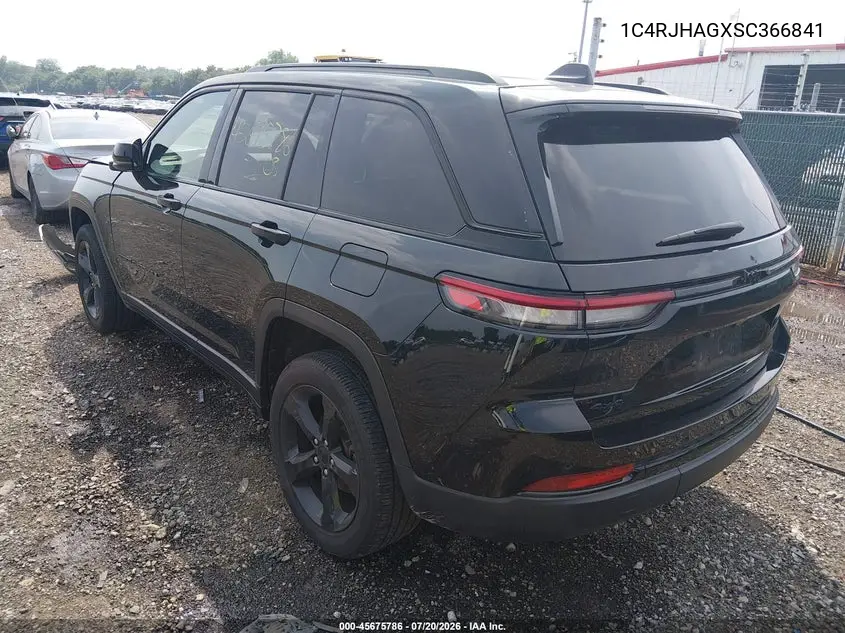 2025 Jeep Grand Cherokee Altitude X 4X4 VIN: 1C4RJHAGXSC366841 Lot: 45675786
