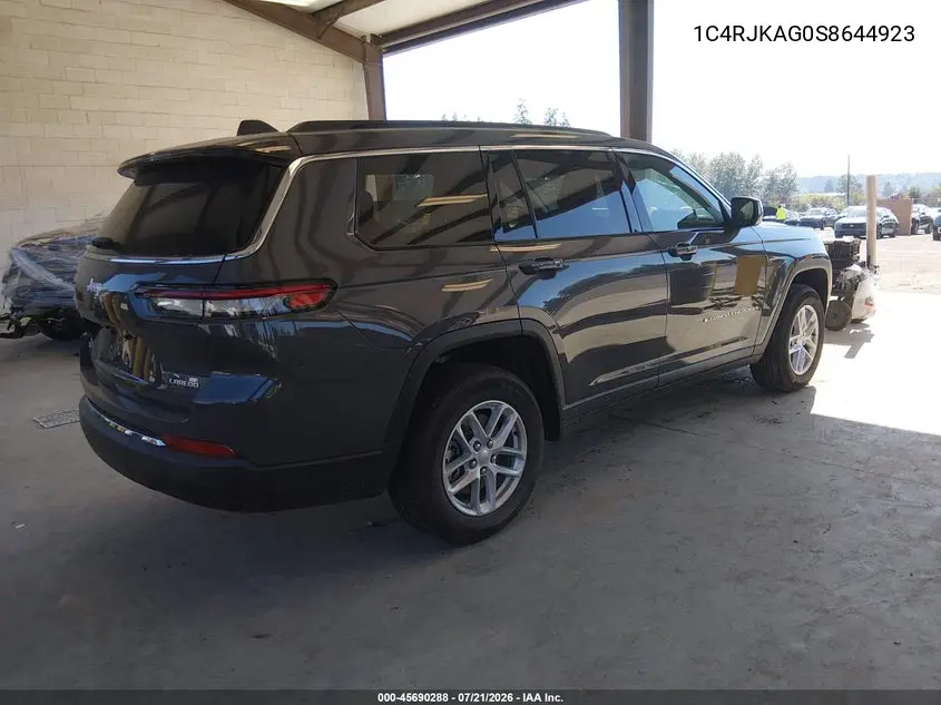 2025 Jeep Grand Cherokee L Laredo X 4X4 VIN: 1C4RJKAG0S8644923 Lot: 45690288