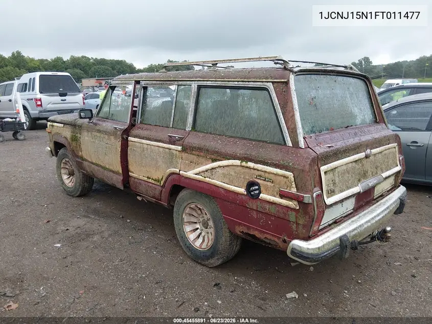 1985 Jeep Grand Wagoneer VIN: 1JCNJ15N1FT011477 Lot: 45455891