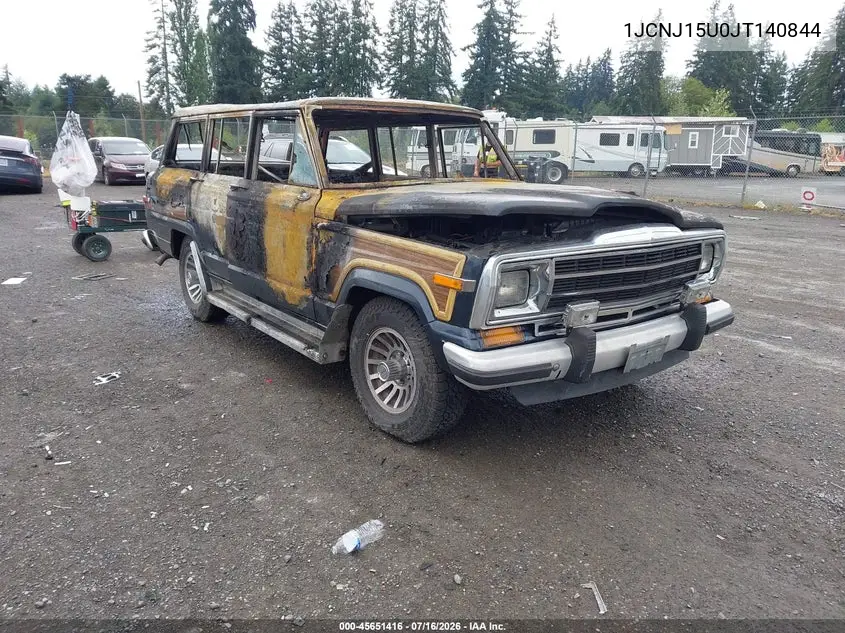 1988 Jeep Grand Wagoneer VIN: 1JCNJ15U0JT140844 Lot: 45651416