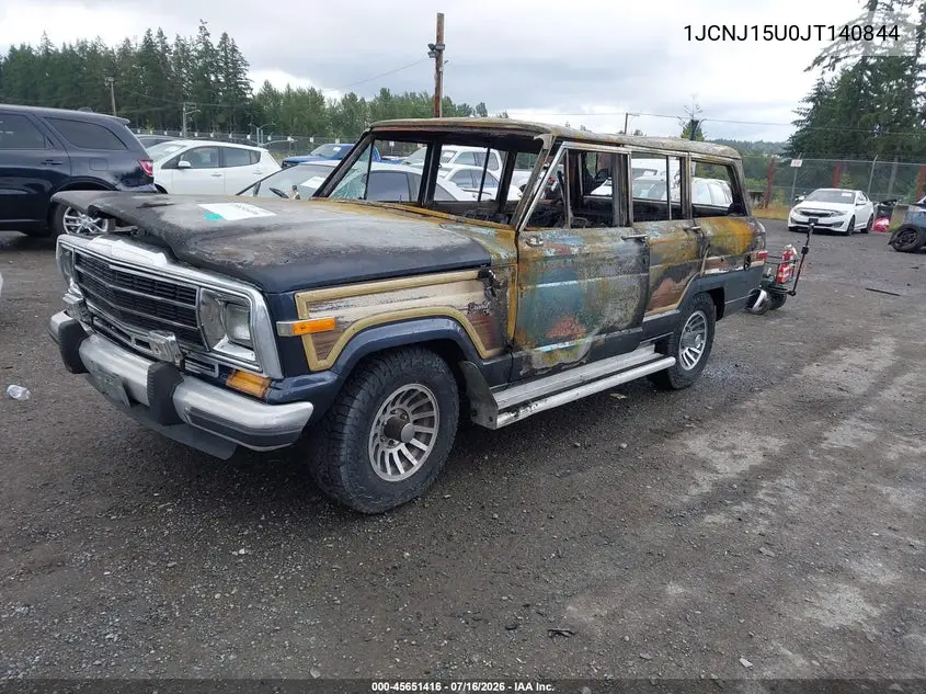 1988 Jeep Grand Wagoneer VIN: 1JCNJ15U0JT140844 Lot: 45651416