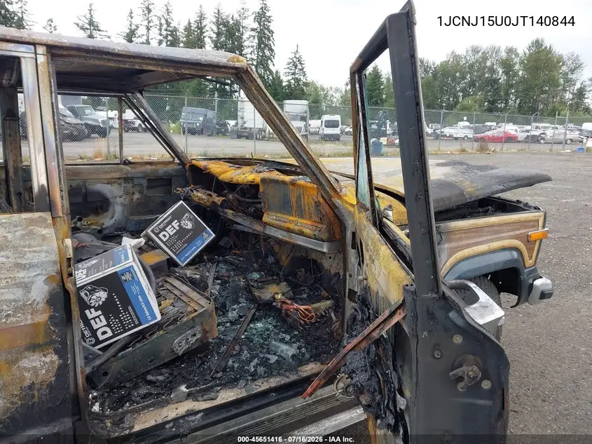1988 Jeep Grand Wagoneer VIN: 1JCNJ15U0JT140844 Lot: 45651416