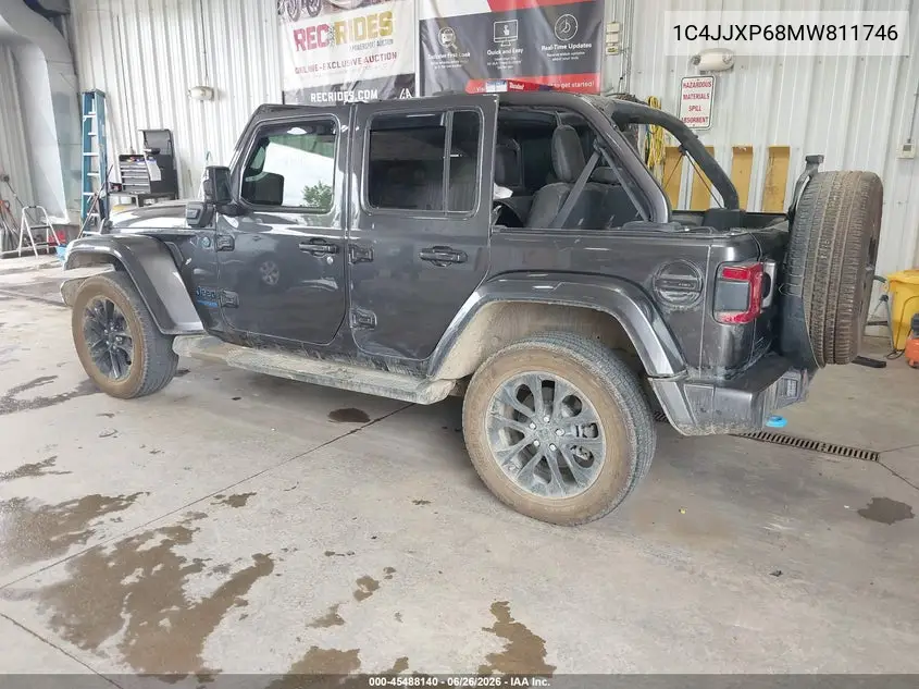 2021 Jeep Wrangler 4Xe Unlimited High Altitude 4X4 VIN: 1C4JJXP68MW811746 Lot: 45488140