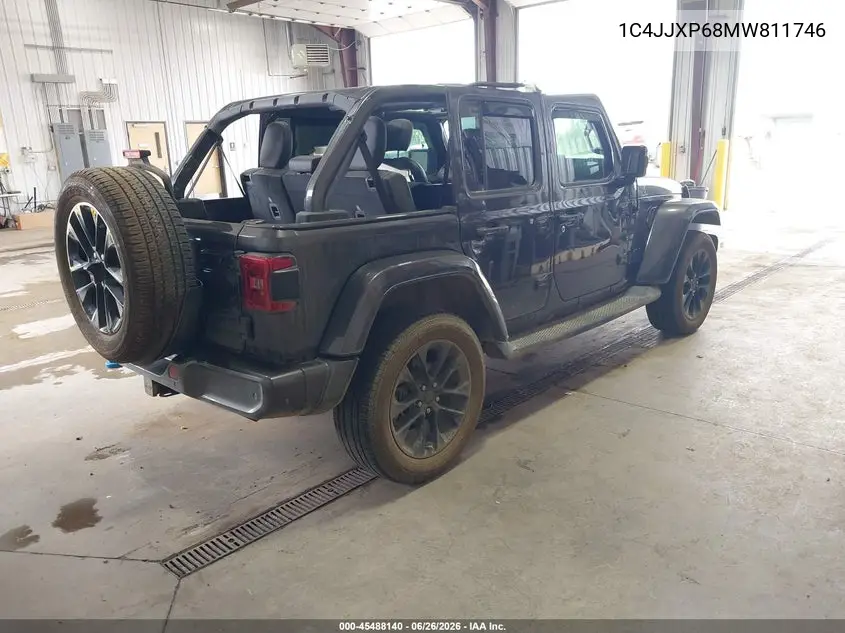 2021 Jeep Wrangler 4Xe Unlimited High Altitude 4X4 VIN: 1C4JJXP68MW811746 Lot: 45488140