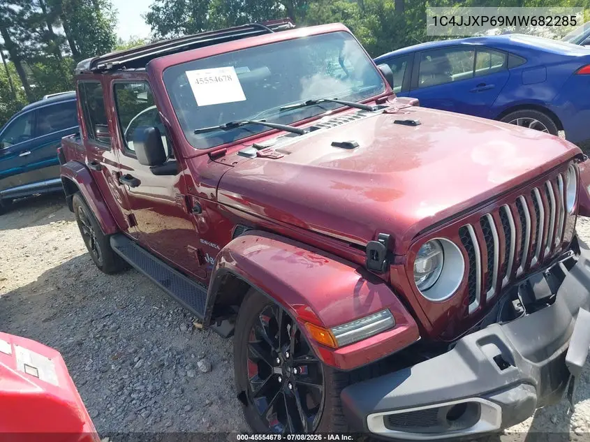 2021 Jeep Wrangler 4Xe Unlimited Sahara 4X4 VIN: 1C4JJXP69MW682285 Lot: 45554678