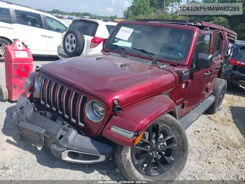 2021 Jeep Wrangler 4Xe Unlimited Sahara 4X4 VIN: 1C4JJXP69MW682285 Lot: 45554678