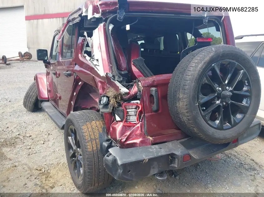 2021 Jeep Wrangler 4Xe Unlimited Sahara 4X4 VIN: 1C4JJXP69MW682285 Lot: 45554678