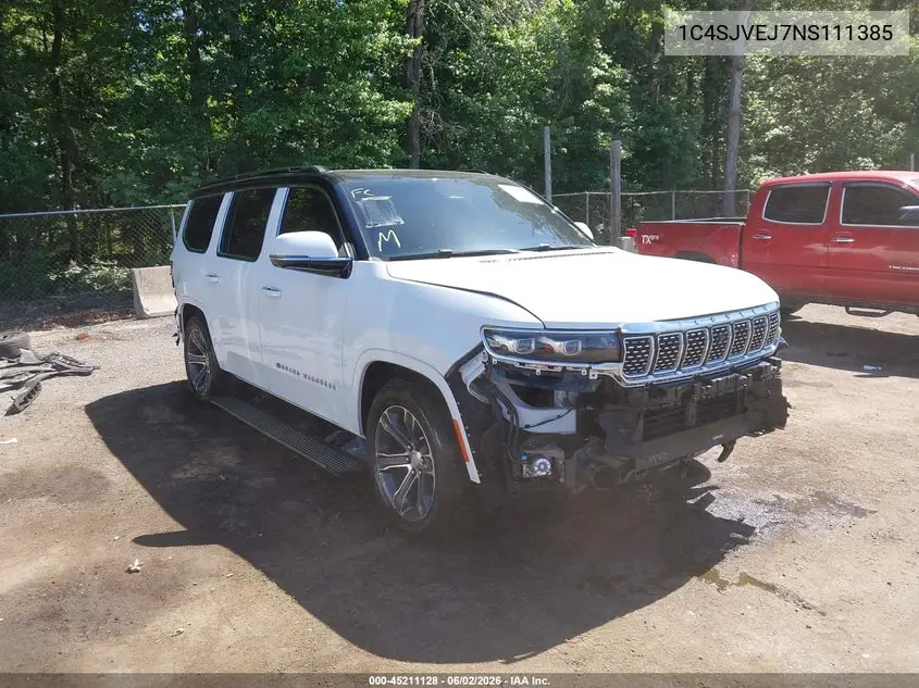 2022 Jeep Grand Wagoneer Series I 4X4 VIN: 1C4SJVEJ7NS111385 Lot: 45211128