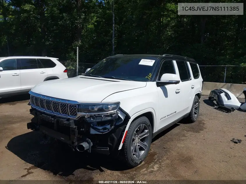 2022 Jeep Grand Wagoneer Series I 4X4 VIN: 1C4SJVEJ7NS111385 Lot: 45211128
