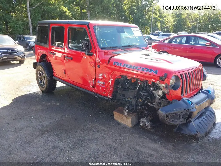 2022 Jeep Wrangler 4Xe Unlimited Rubicon 4X4 VIN: 1C4JJXR67NW214473 Lot: 45230062