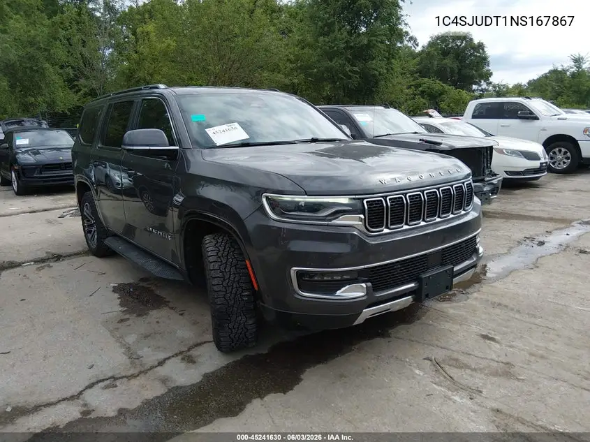 2022 Jeep Wagoneer Series Iii 4X2 VIN: 1C4SJUDT1NS167867 Lot: 45241630