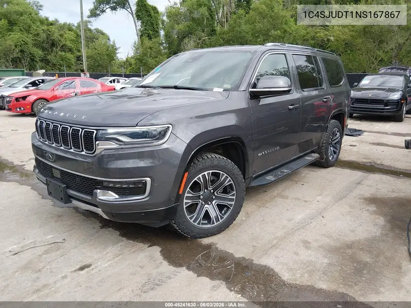 2022 Jeep Wagoneer Series Iii 4X2 VIN: 1C4SJUDT1NS167867 Lot: 45241630