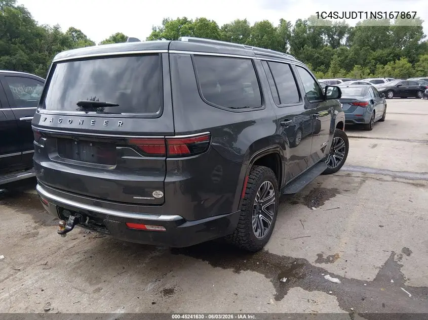 2022 Jeep Wagoneer Series Iii 4X2 VIN: 1C4SJUDT1NS167867 Lot: 45241630