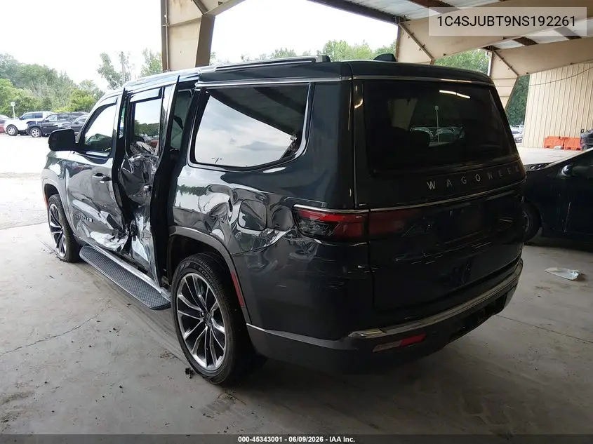 2022 Jeep Wagoneer Series Ii 4X2 VIN: 1C4SJUBT9NS192261 Lot: 45343001