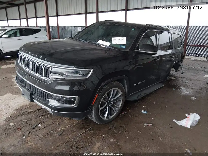 2022 Jeep Wagoneer Series Ii 4X4 VIN: 1C4SJVBT7NS165212 Lot: 45391533