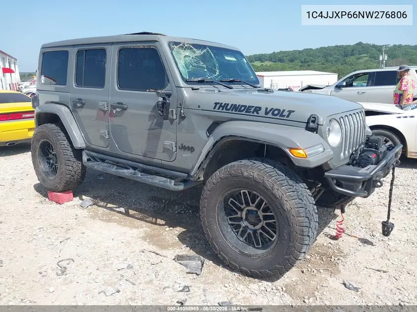 2022 Jeep Wrangler 4Xe Unlimited Sahara 4X4 VIN: 1C4JJXP66NW276806 Lot: 45398969