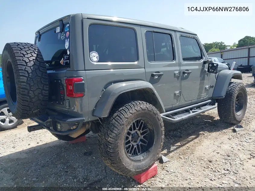 2022 Jeep Wrangler 4Xe Unlimited Sahara 4X4 VIN: 1C4JJXP66NW276806 Lot: 45398969