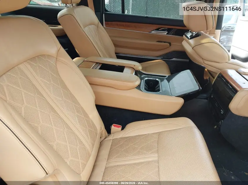 2022 Jeep Grand Wagoneer Series Iii 4X4 VIN: 1C4SJVGJ2NS111646 Lot: 45456396