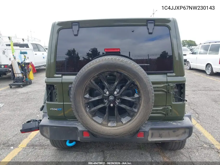 2022 Jeep Wrangler 4Xe Unlimited Sahara 4X4 VIN: 1C4JJXP67NW230143 Lot: 45479922