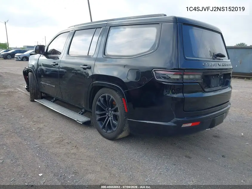 2022 Jeep Grand Wagoneer Series Ii Obsidian 4X4 VIN: 1C4SJVFJ2NS152019 Lot: 45555852
