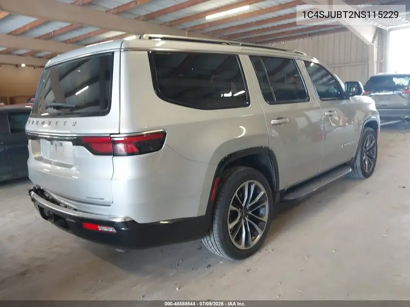 2022 Jeep Wagoneer Series Ii 4X2 VIN: 1C4SJUBT2NS115229 Lot: 45588544