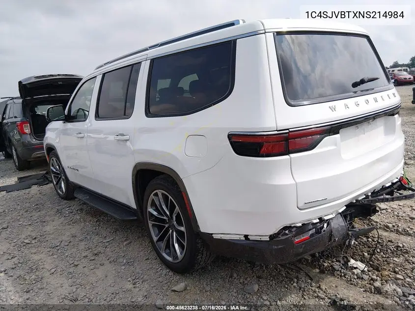 2022 Jeep Wagoneer Series Ii 4X4 VIN: 1C4SJVBTXNS214984 Lot: 45623238