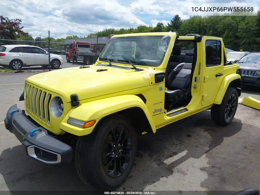2023 Jeep Wrangler 4Xe Sahara 4X4 VIN: 1C4JJXP66PW555658 Lot: 45218630