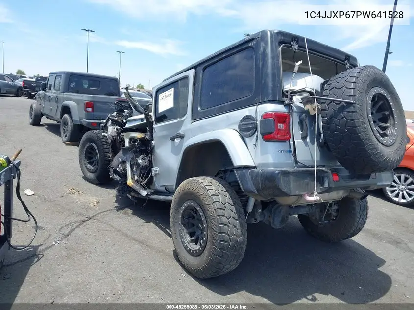 2023 Jeep Wrangler 4Xe Sahara 4X4 VIN: 1C4JJXP67PW641528 Lot: 45255085