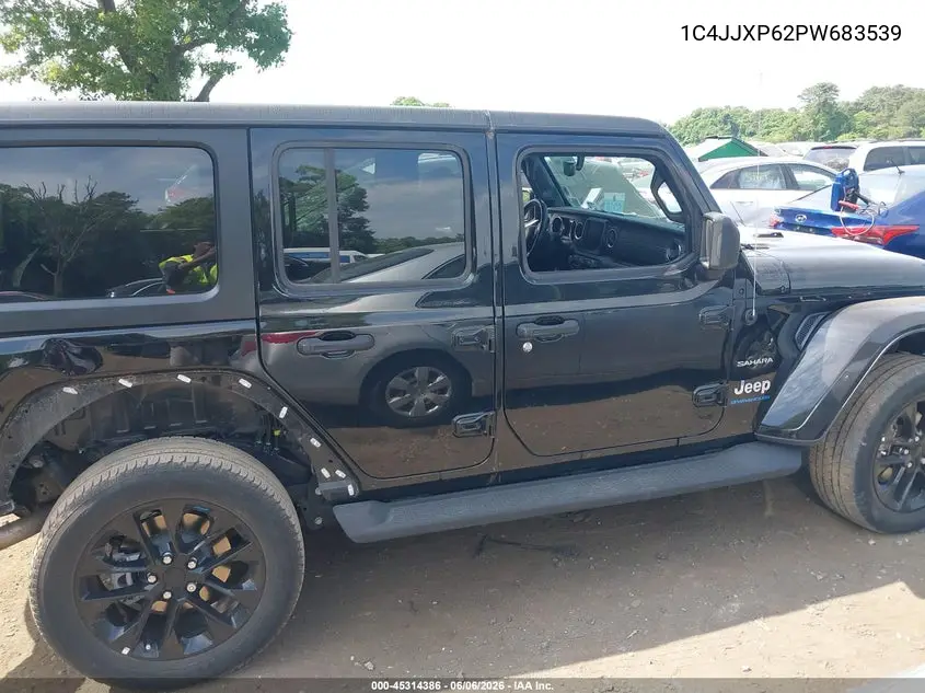2023 Jeep Wrangler 4Xe Sahara 4X4 VIN: 1C4JJXP62PW683539 Lot: 45314386