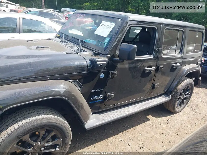 2023 Jeep Wrangler 4Xe Sahara 4X4 VIN: 1C4JJXP62PW683539 Lot: 45314386