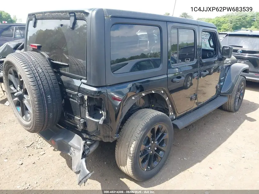 2023 Jeep Wrangler 4Xe Sahara 4X4 VIN: 1C4JJXP62PW683539 Lot: 45314386