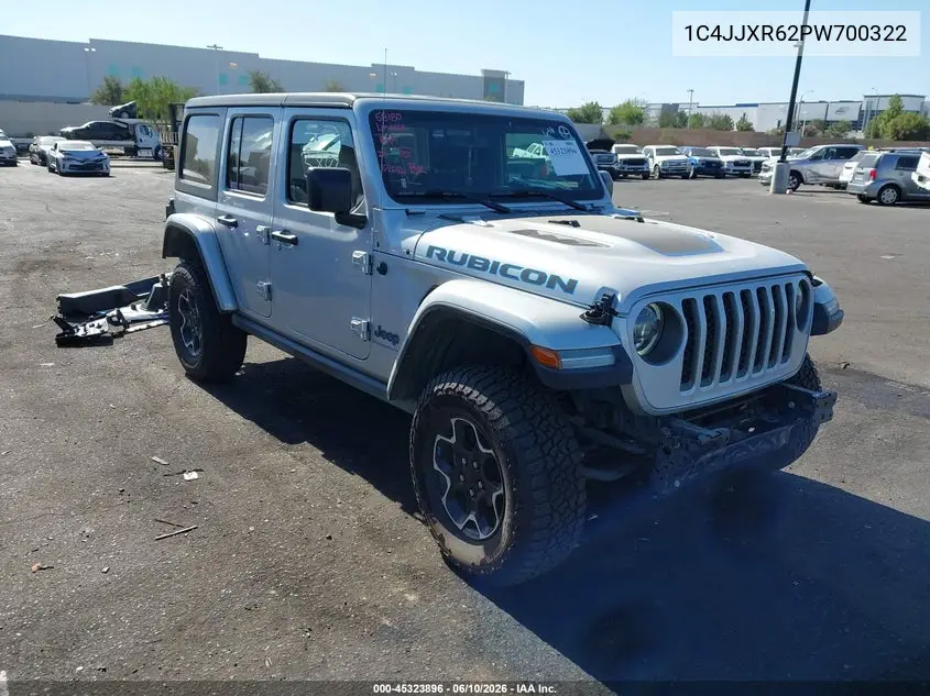 2023 Jeep Wrangler 4Xe Rubicon 4X4 VIN: 1C4JJXR62PW700322 Lot: 45323896