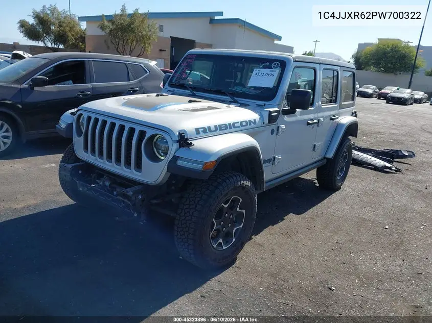 2023 Jeep Wrangler 4Xe Rubicon 4X4 VIN: 1C4JJXR62PW700322 Lot: 45323896