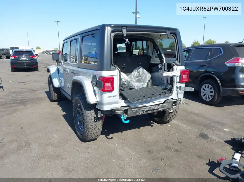 2023 Jeep Wrangler 4Xe Rubicon 4X4 VIN: 1C4JJXR62PW700322 Lot: 45323896