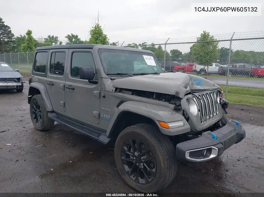 2023 Jeep Wrangler 4Xe Sahara 4X4 VIN: 1C4JJXP60PW605132 Lot: 45324594