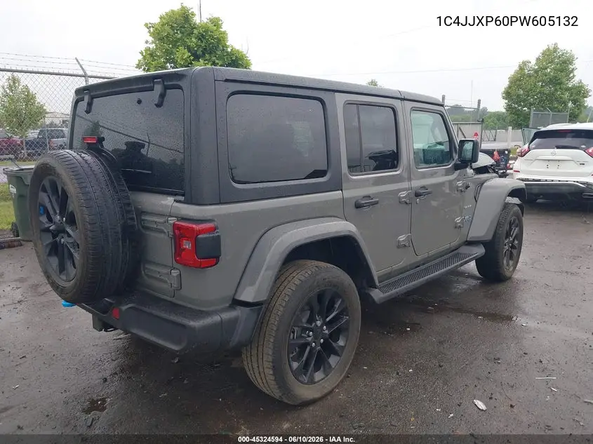 2023 Jeep Wrangler 4Xe Sahara 4X4 VIN: 1C4JJXP60PW605132 Lot: 45324594